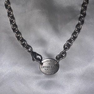 Tiffany & Co 15" necklace choker sterling silver vintage